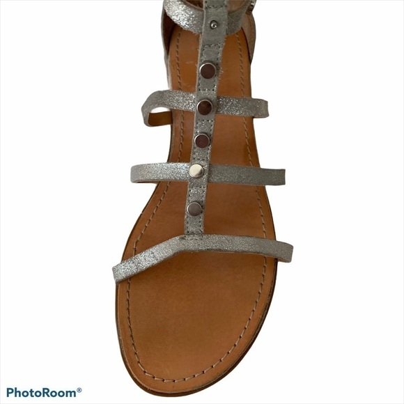 SEYCHELLES Dance On Silver Gladiator SandalsSize10 - Picture 9 of 13